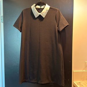 Zara dress with jeweled collar